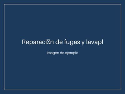 Reparación de fugas y lavaplatos a domicilio