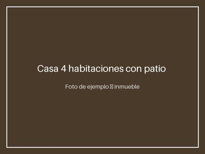 Casa 4 habitaciones con patio — Ciudad Jardín